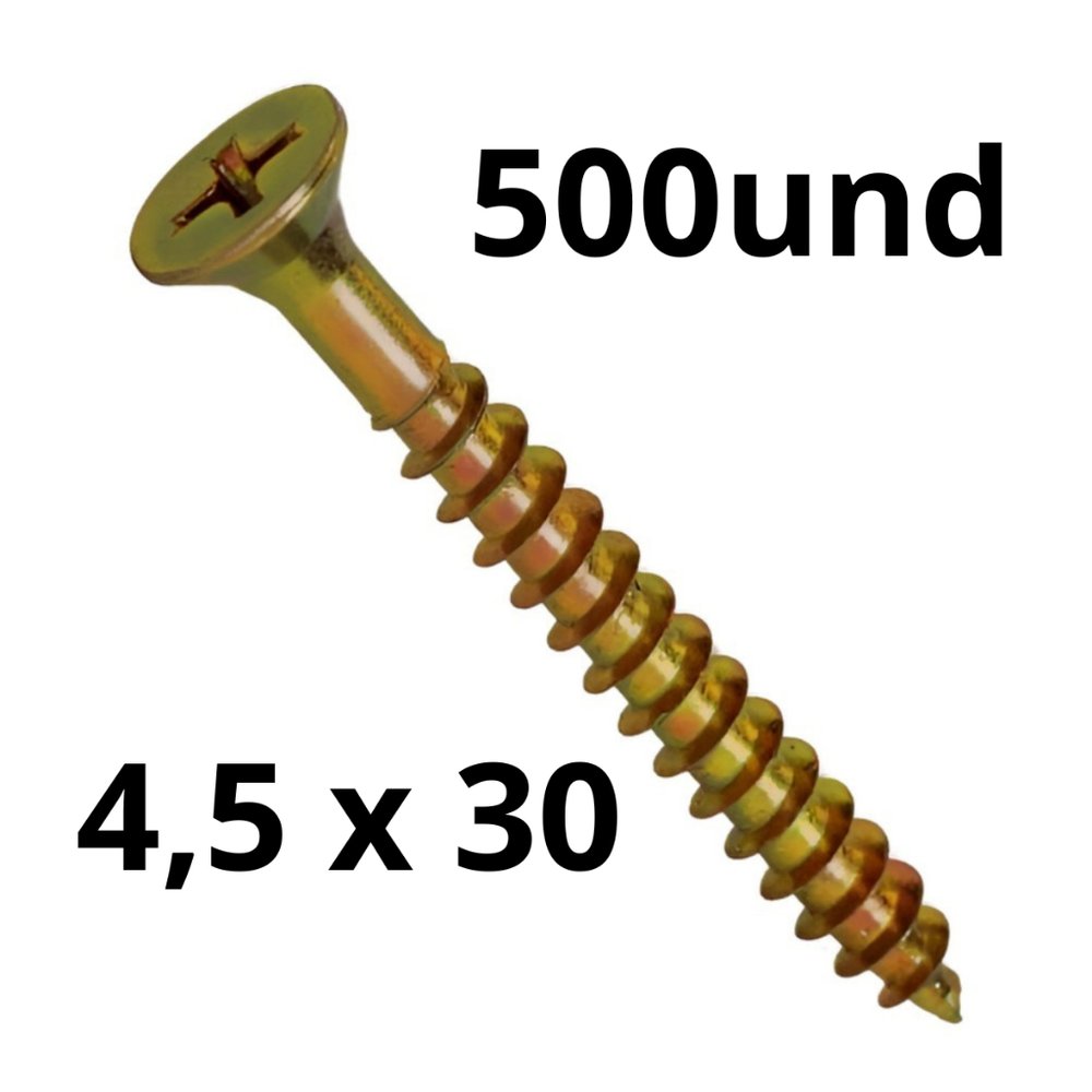 TORNILLO P/ MAD. FIX. CAB. PHILLIPS 4,5 X 30