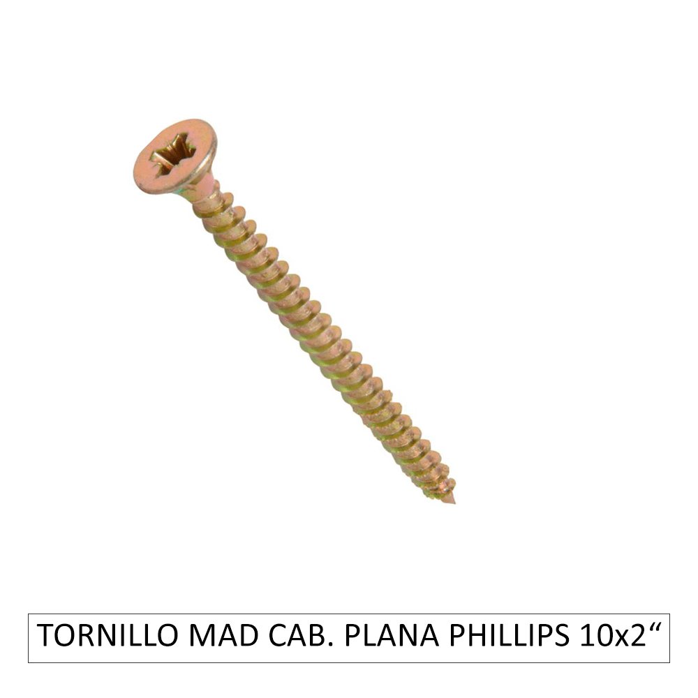 TORNILLO P/ MAD. FIX. CAB. PHILLIPS 5,0 X 35