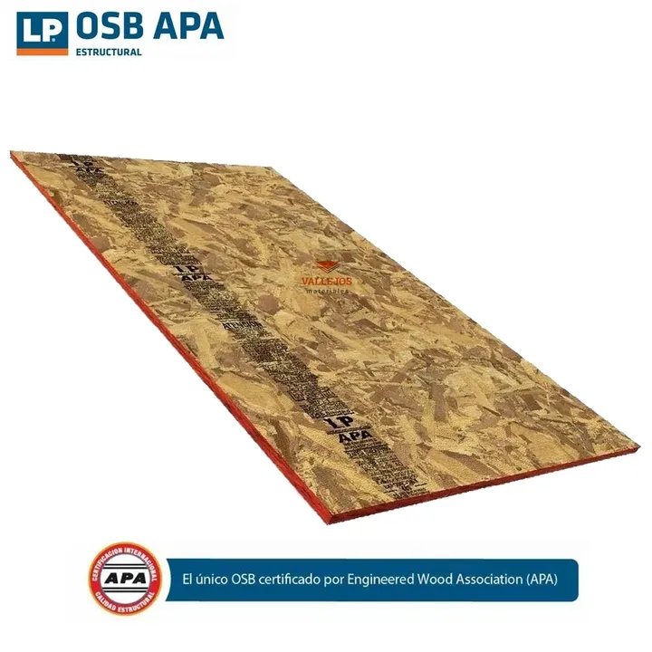 MADERA PLACA DE OSB 9,5 MM 1,22 X 2,44