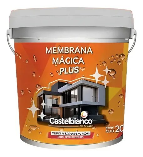 PINTURA. MEMBRANA EN PASTA MAGICA X 20 LT. - CASTELBIANCO